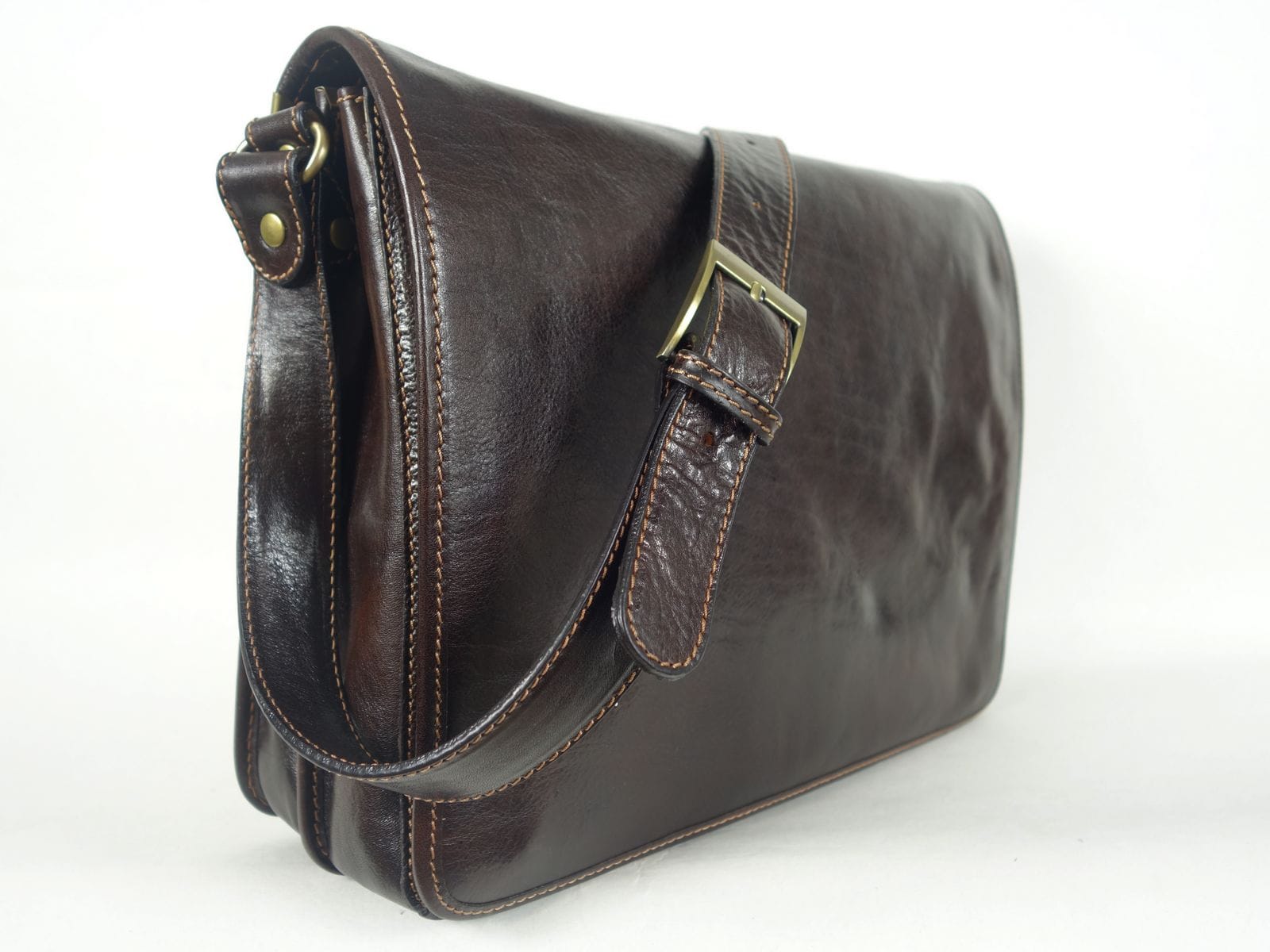 Collection Esprit Cuir Cartables & Sacs Ordi FIRENZE messenger cuir brun A4