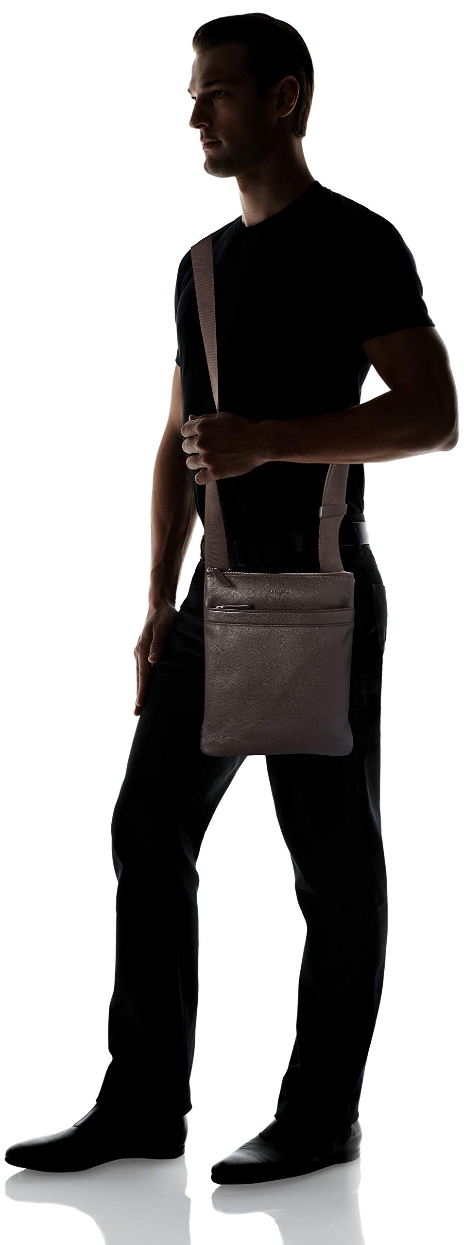 Le Tanneur Handbags Charles sacoche homme cuir grainé zippée business