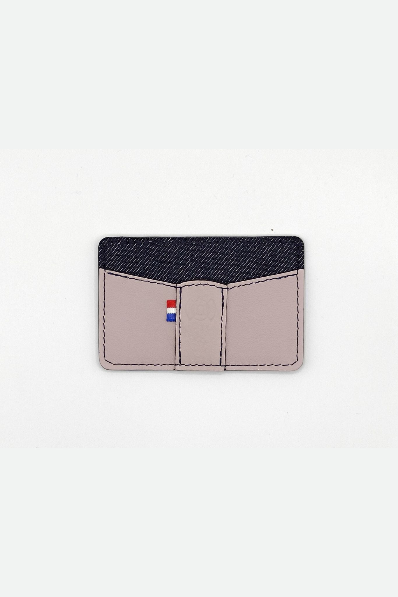Nodie's Marius porte-cartes rose poudre cuir