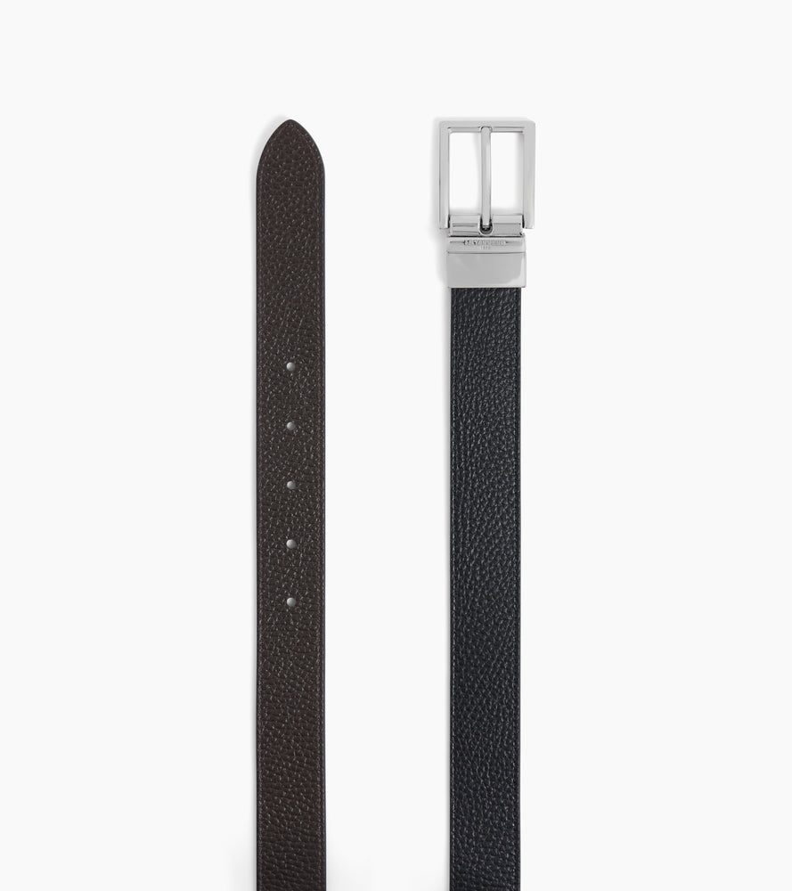 Le Tanneur ceinture réversible cuir grainé 30 mm