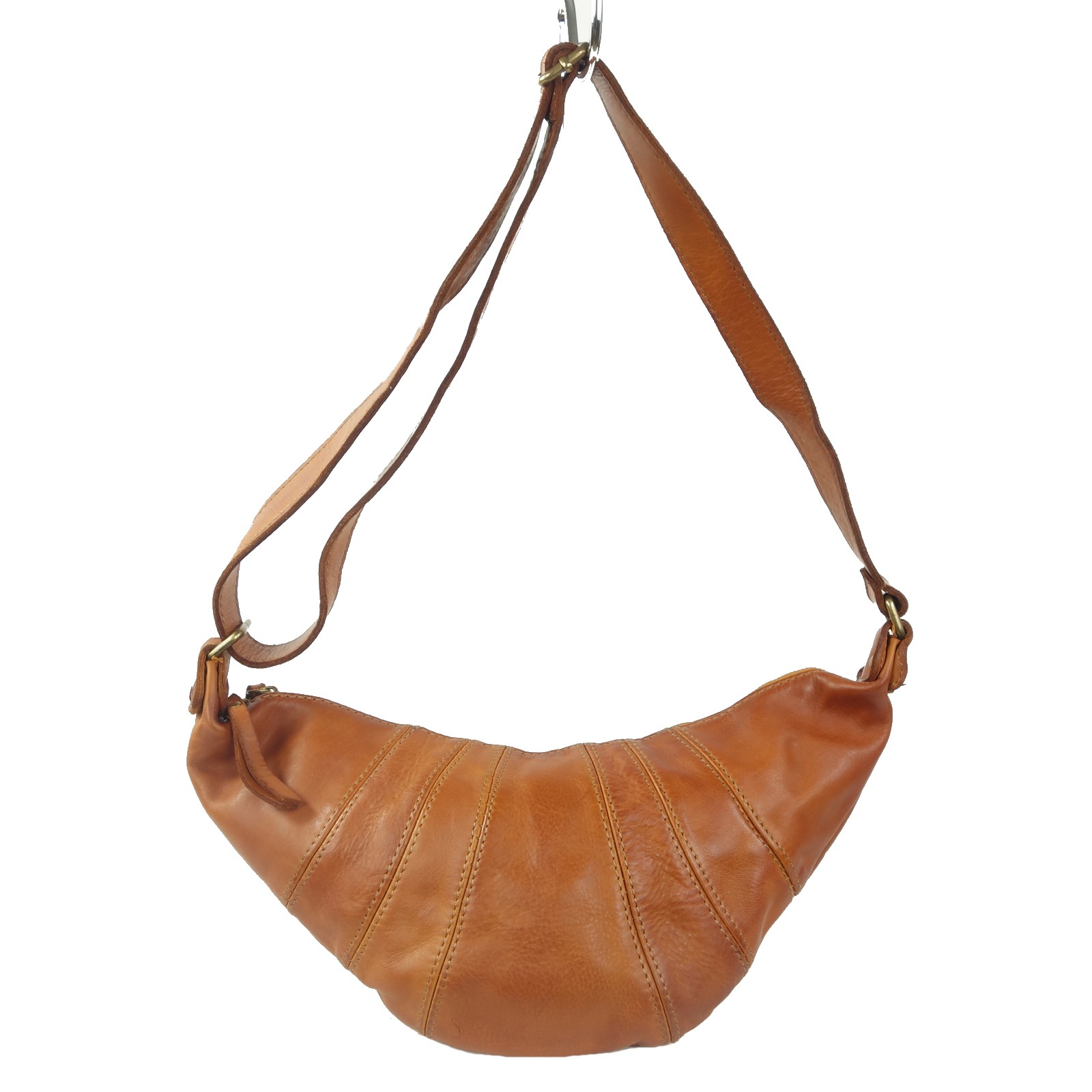 Collection Esprit Cuir Alma sac banane cuir marron femme