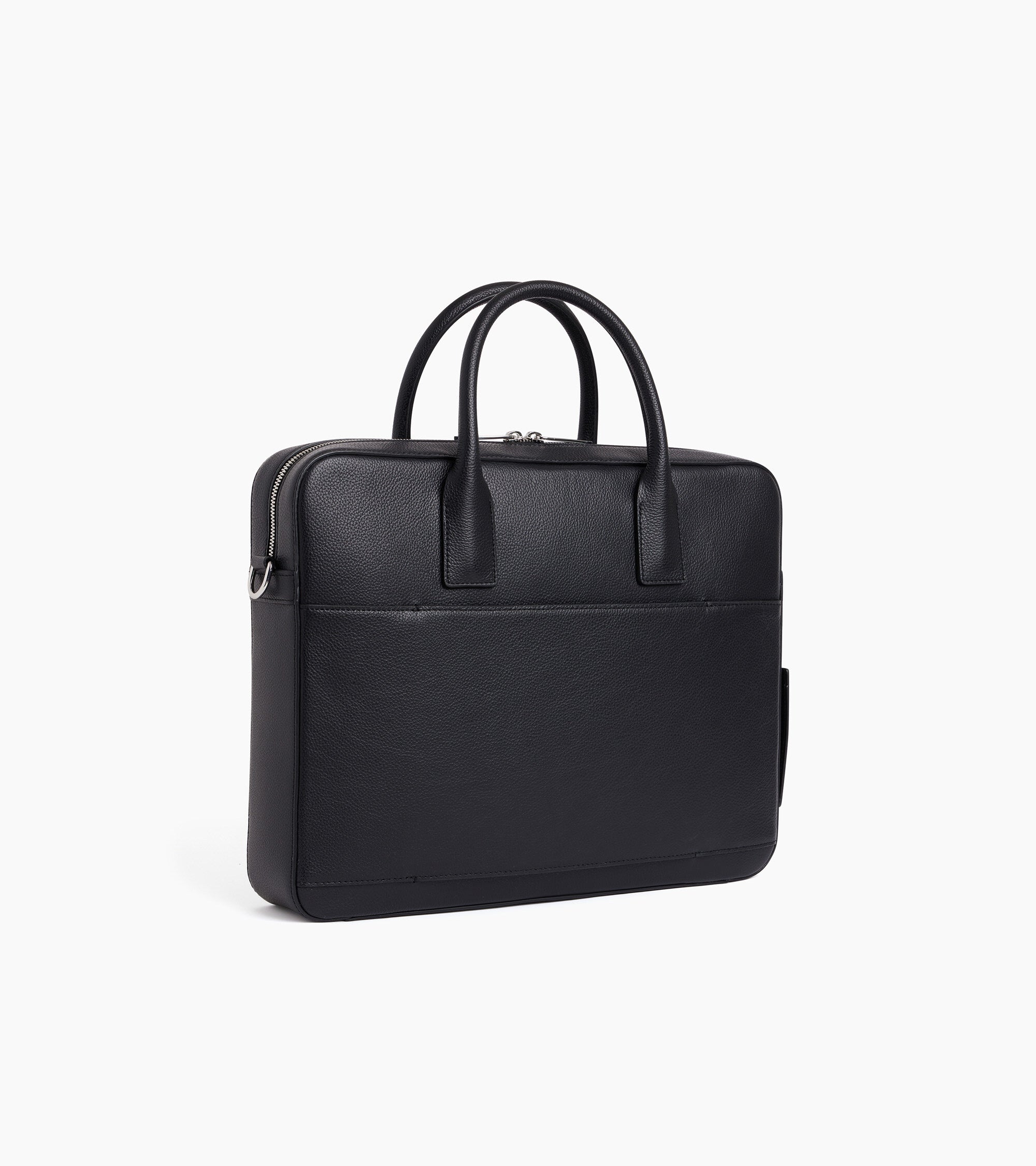 Le Tanneur Emile porte-documents 14" cuir grainé noir