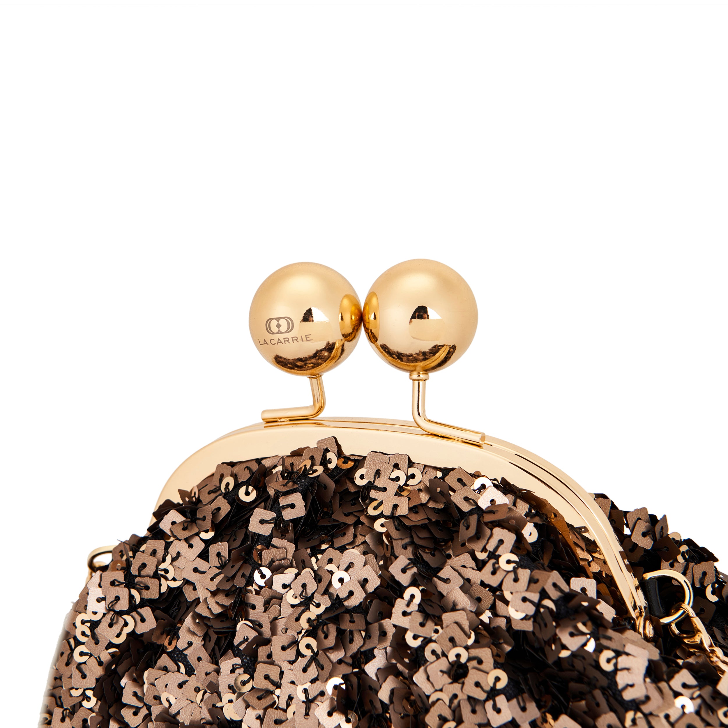 La Carrie Bag Capsule sac bandoulière bronze 25x8x14cm
