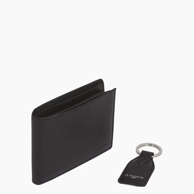 Le Tanneur Wallets Charles Portefeuille cuir grainé anti-RFID