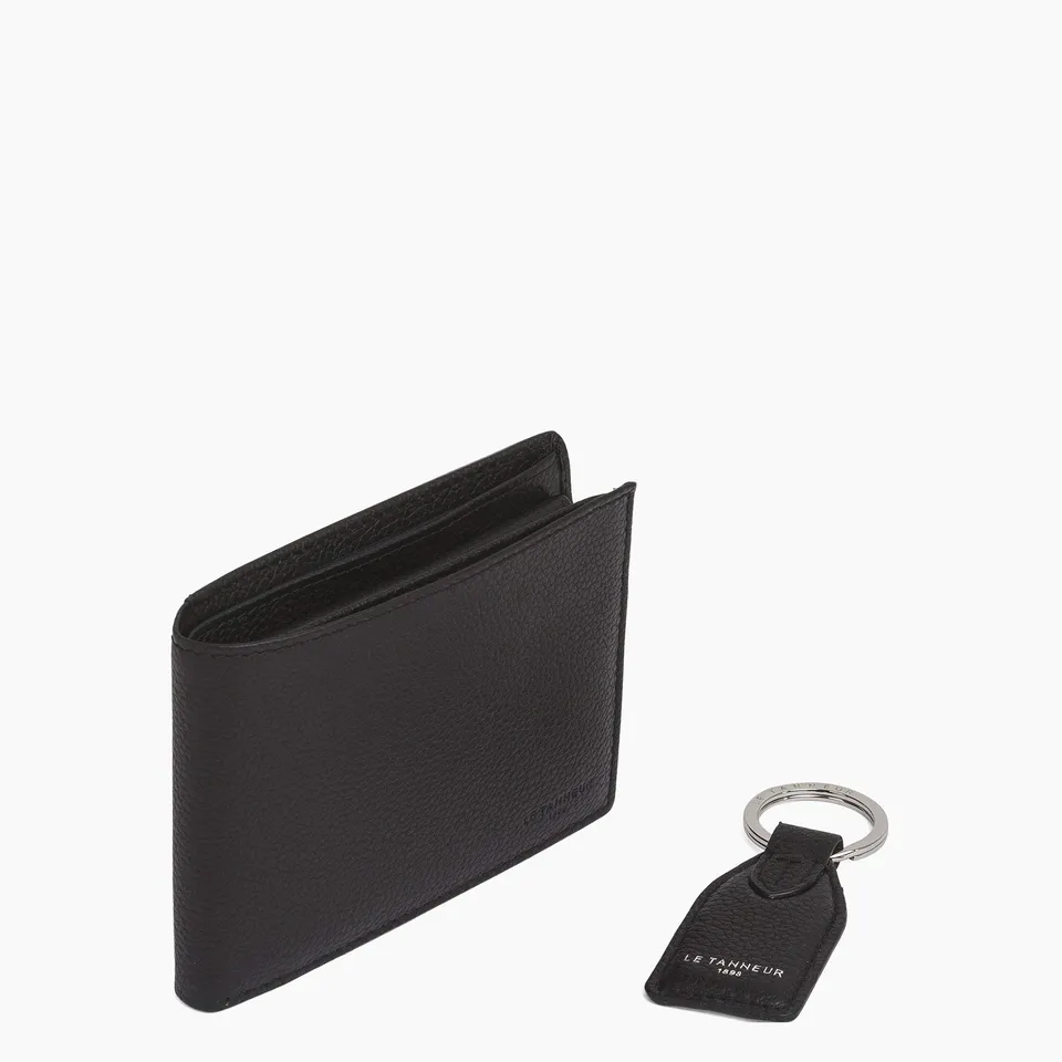 Le Tanneur Wallets Charles Portefeuille cuir grainé anti-RFID