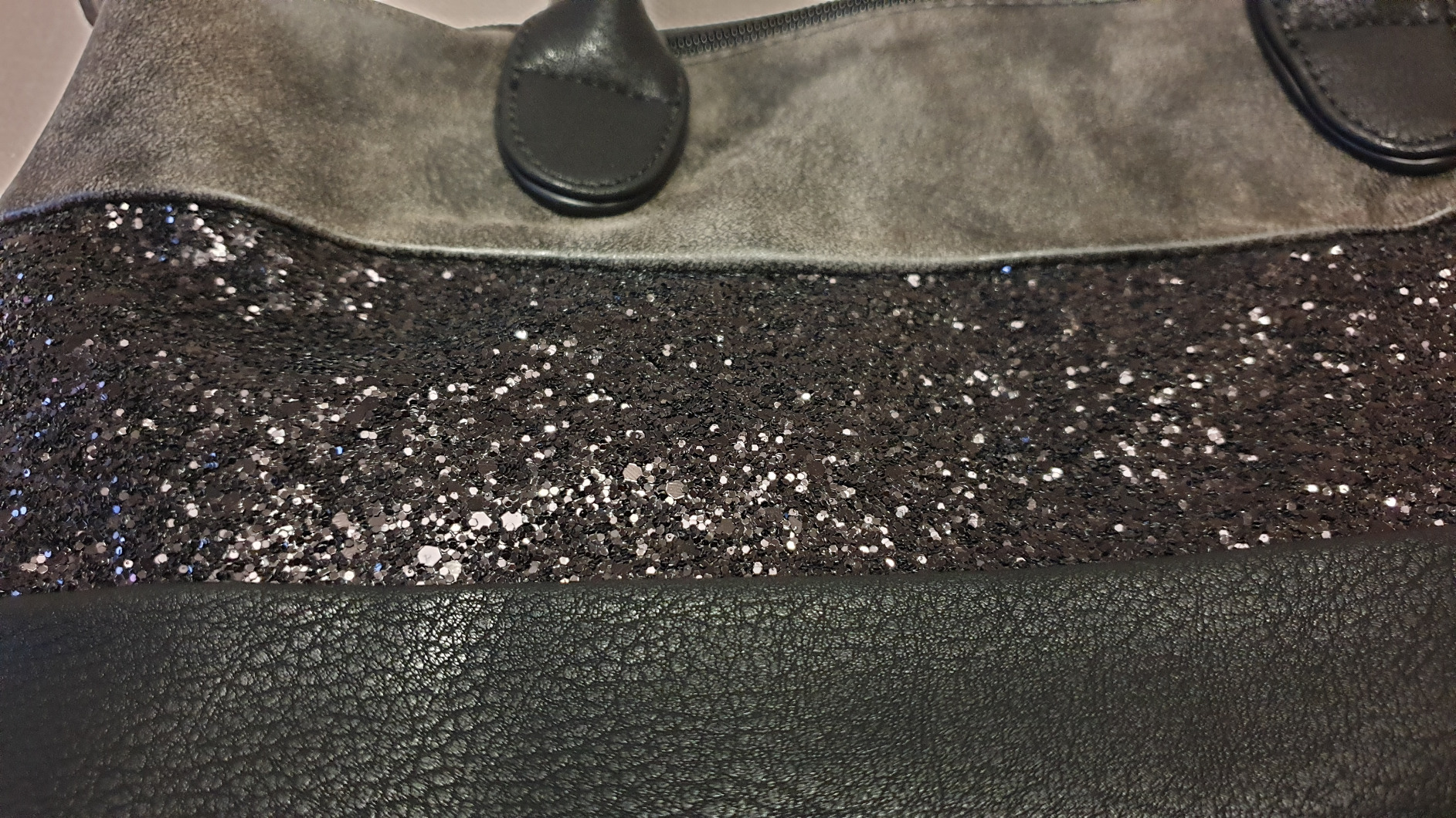 Gallantry Sacs Bandoulière Sac Paillettes Beige Noir Doré