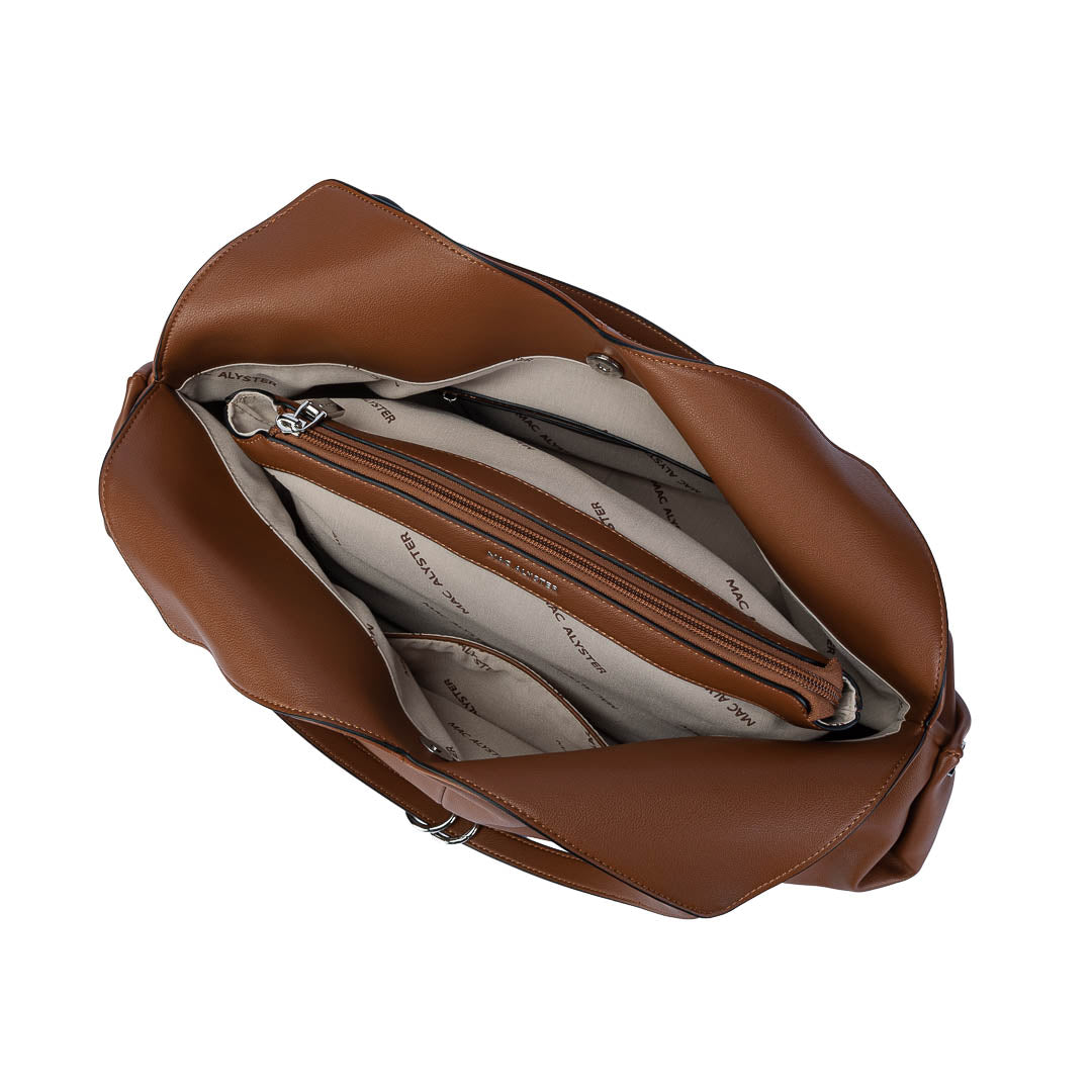 MAC ALYSTER MILAN Sac Besace Noir XL 48 cm