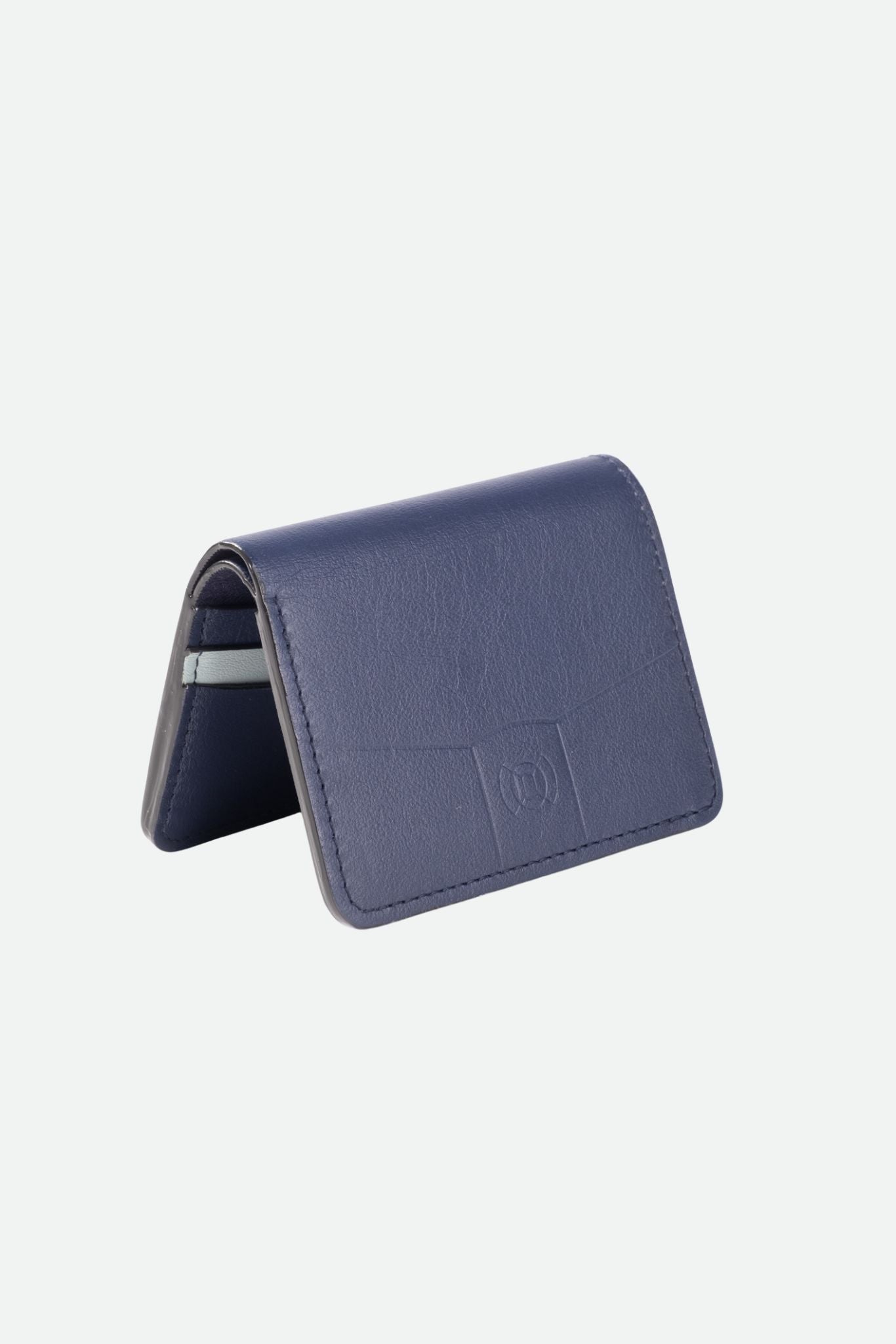 Nodie's Arsène portefeuille cuir bleu marine céladon