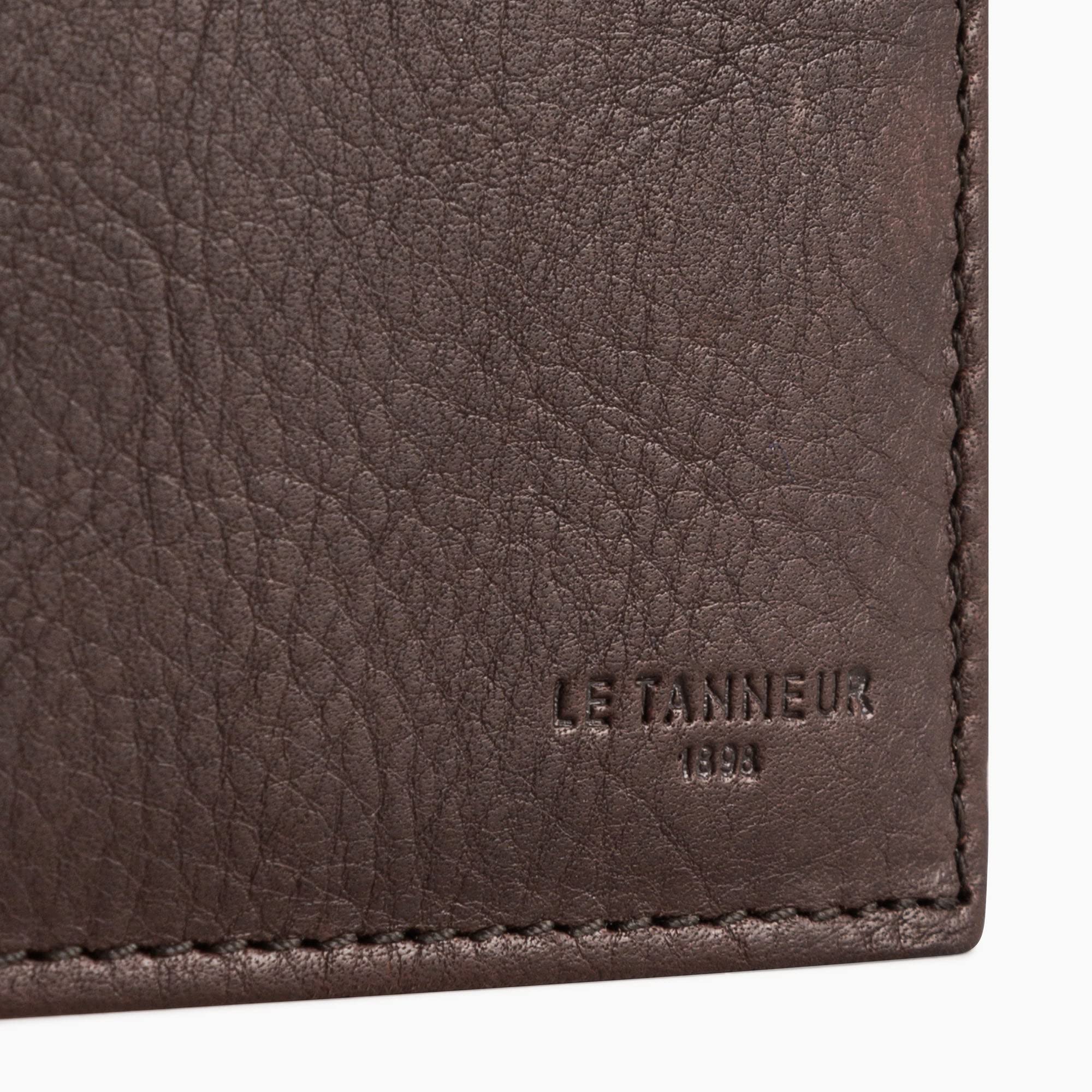 Le Tanneur Gary Tra3318 portefeuille cuir Marron 15 cm