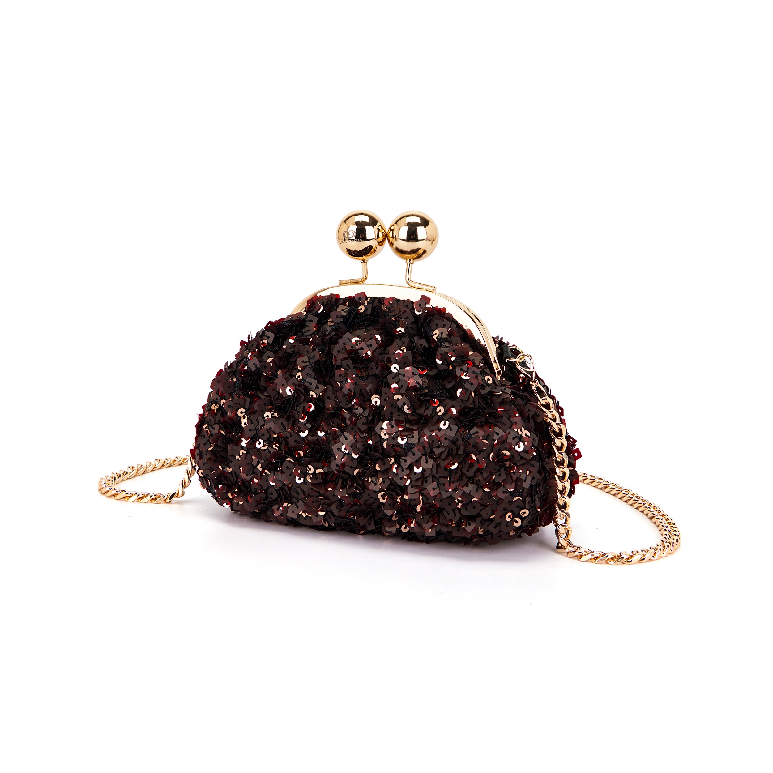 La Carrie Bag Capsule sac bandoulière bronze 25x8x14cm