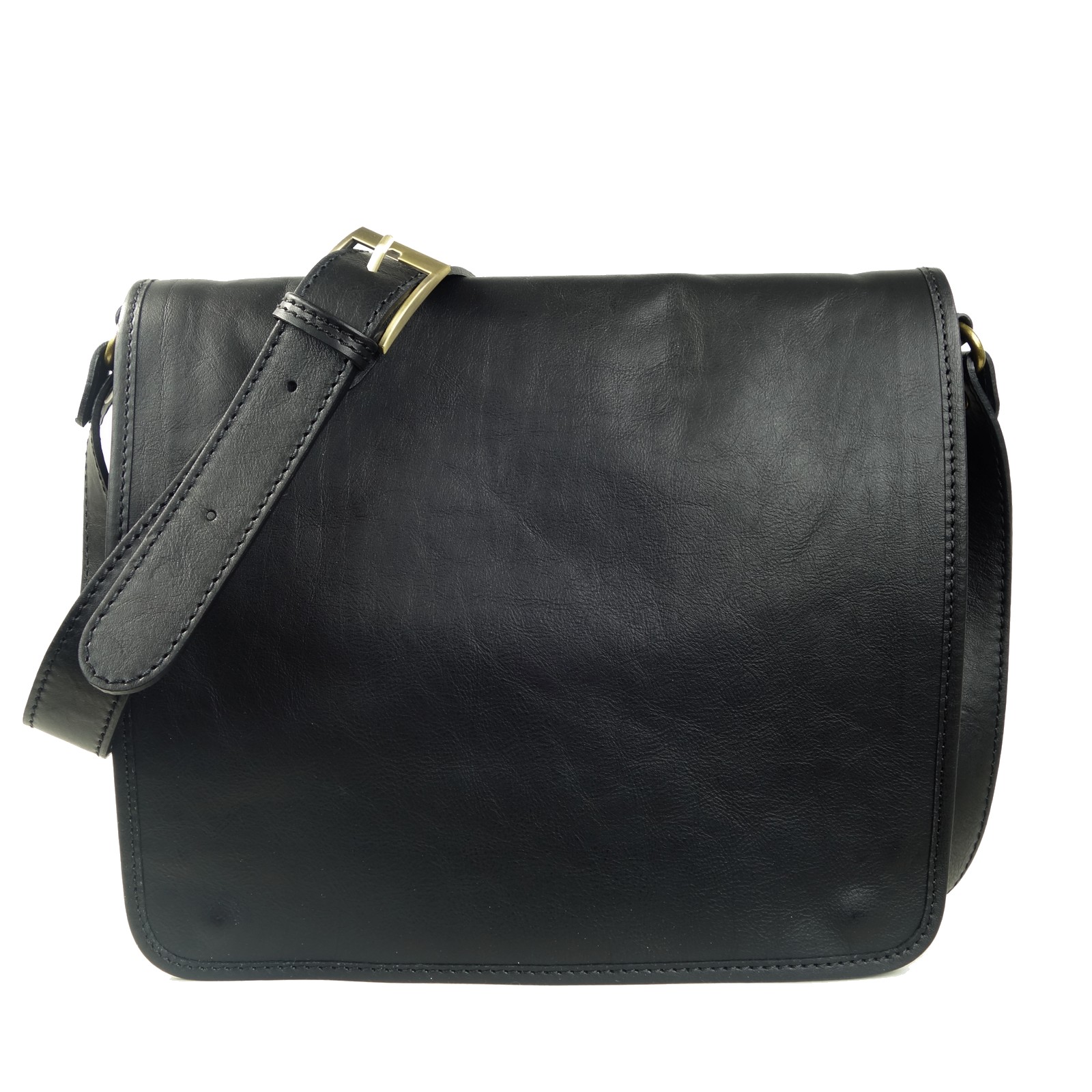 Collection Esprit Cuir Modena sacoche cuir noir homme