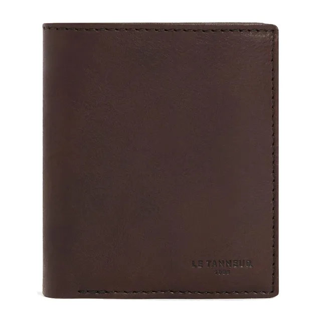 Le Tanneur Gary porte-monnaie boîte cuir huilé homme