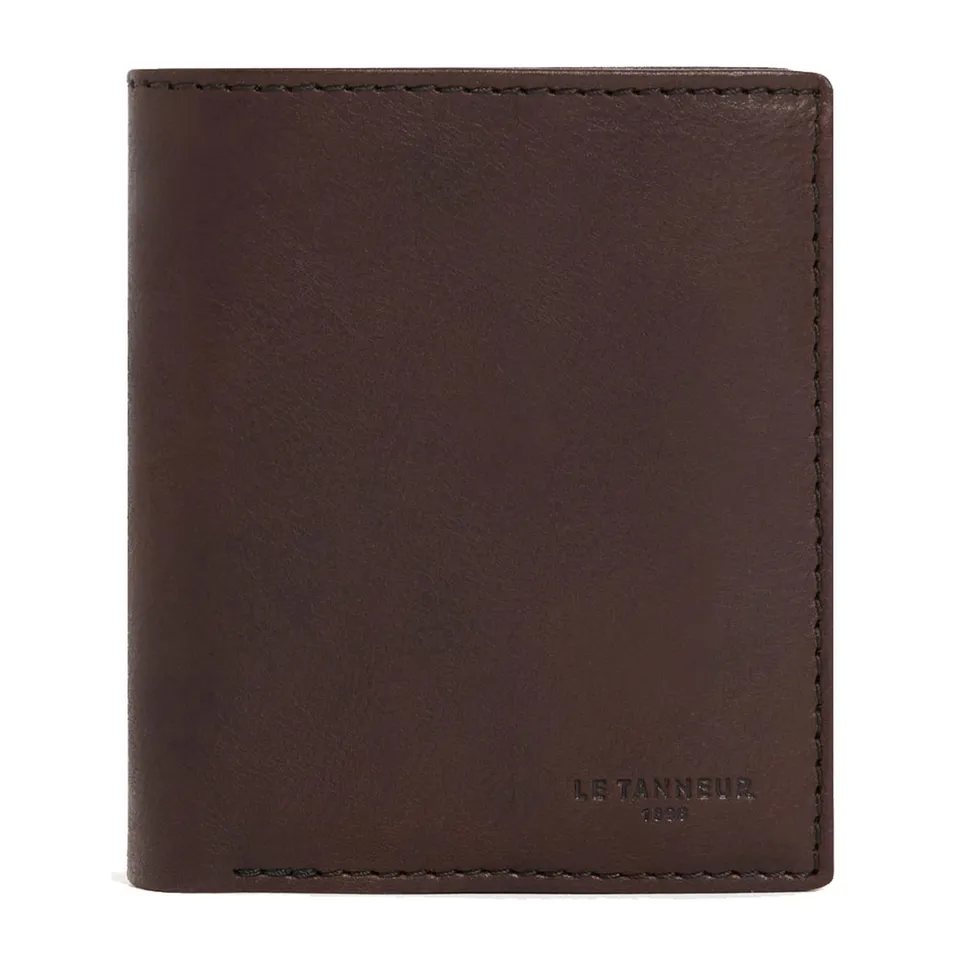 Le Tanneur Gary porte-monnaie boîte cuir huilé homme