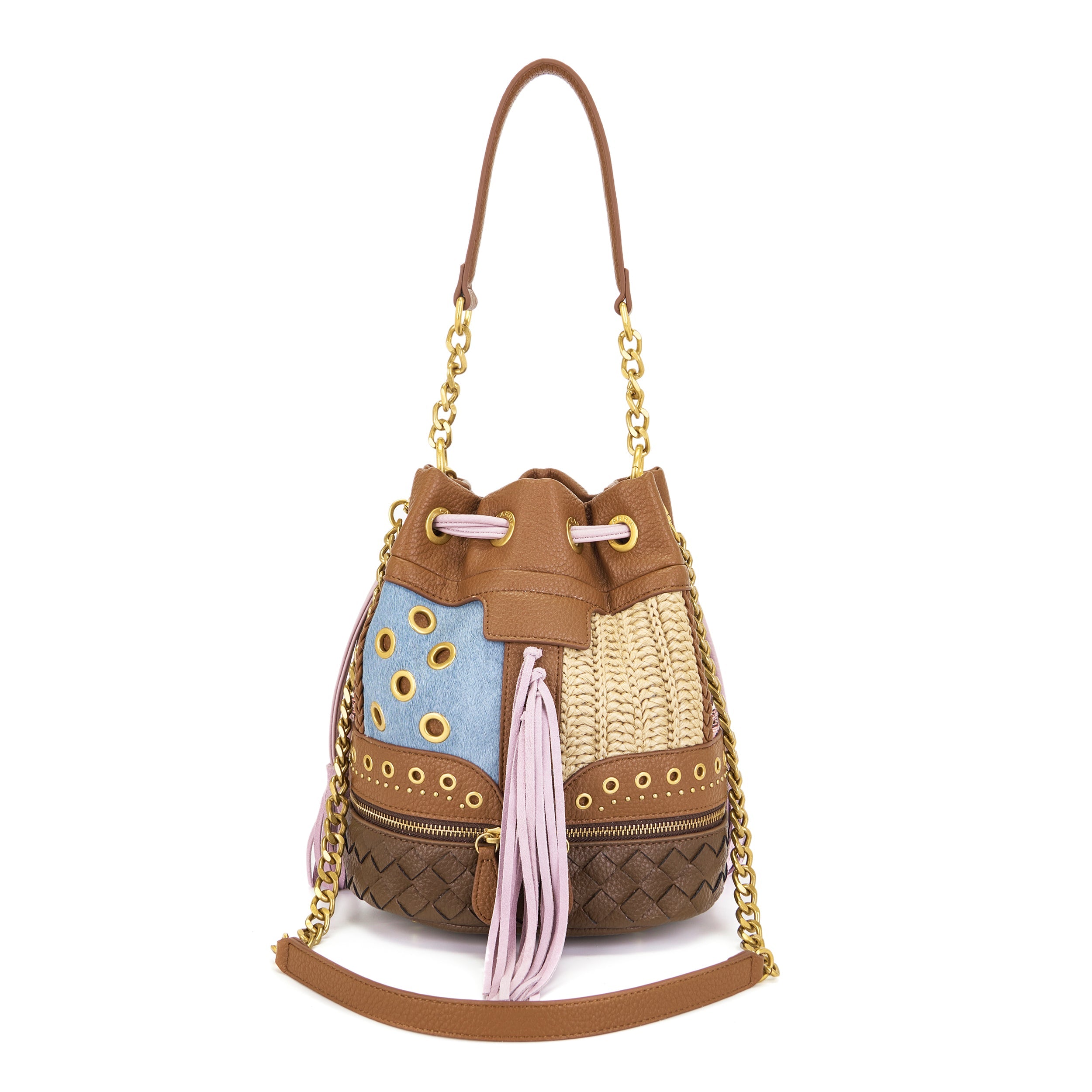 La Carrie Legacy sac seau marron 24 cm multimatière