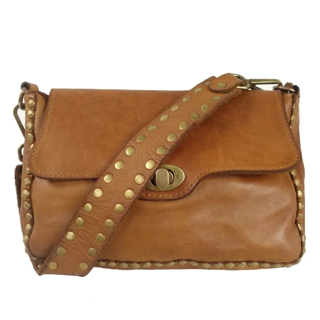Collection Esprit Cuir MARIETTE pochette cuir naturel