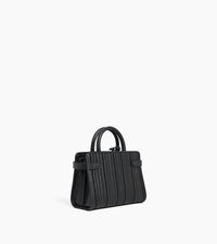 Le Tanneur Emile petit sac main cuir tressé recyclé
