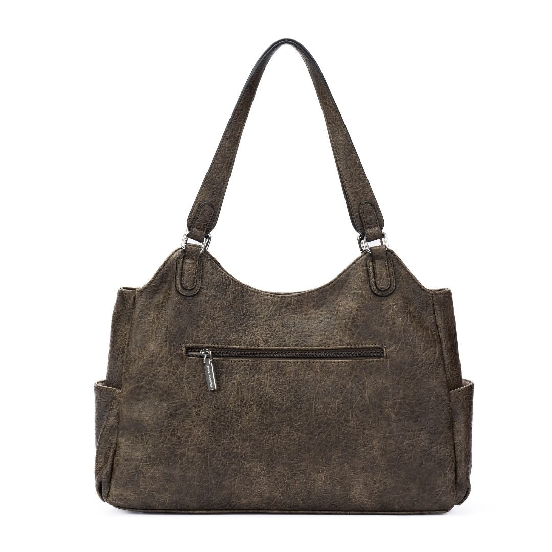 MAC ALYSTER CARACTERE Sac shopping Vert I grand format