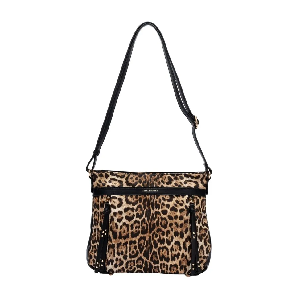 Mac Alyster Léopard sac trotteur léopard noir
