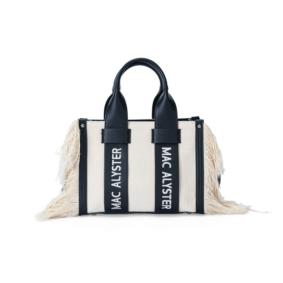 Mac Alyster Clover petit sac à main franges cognac