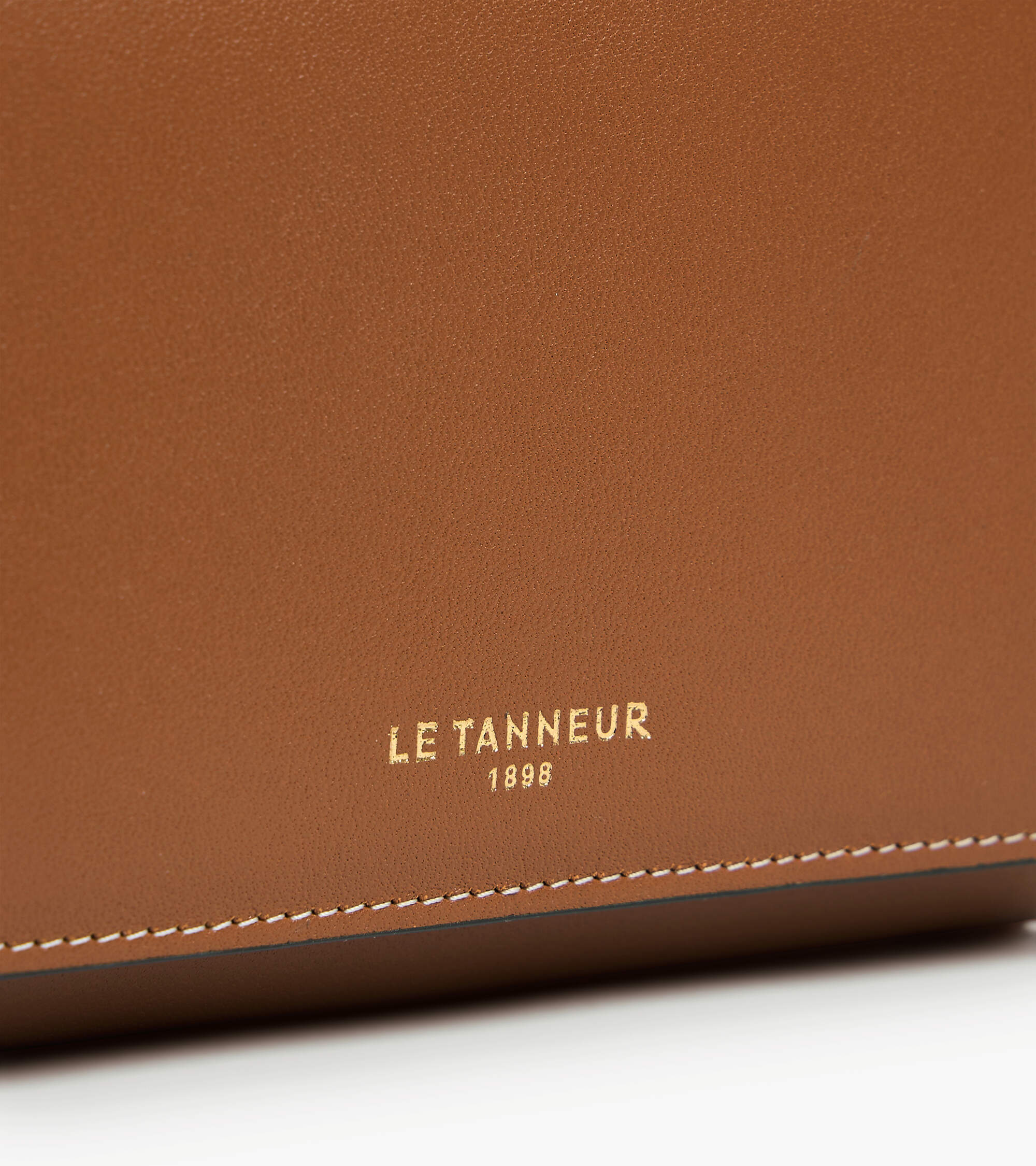 Le Tanneur Louison portefeuille cuir lisse marron