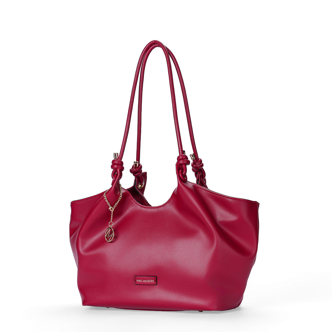 MAC ALYSTER MANDORA sac shopping synthétique Rouge