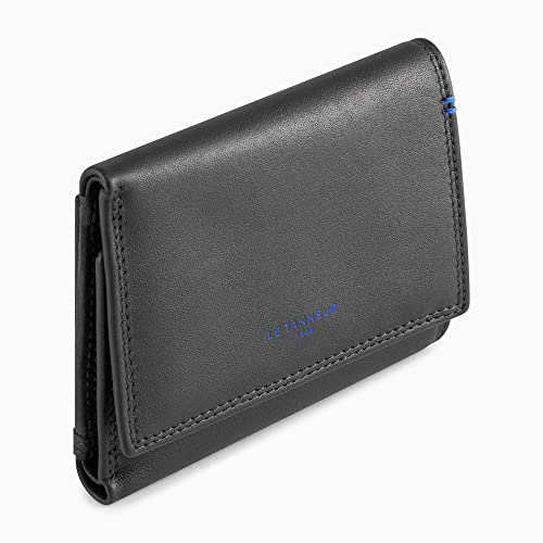 Le Tanneur porte-monnaie cuir lisse homme 11x8 cm