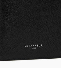 Le Tanneur Lucien petit portefeuille cuir grainé zippé