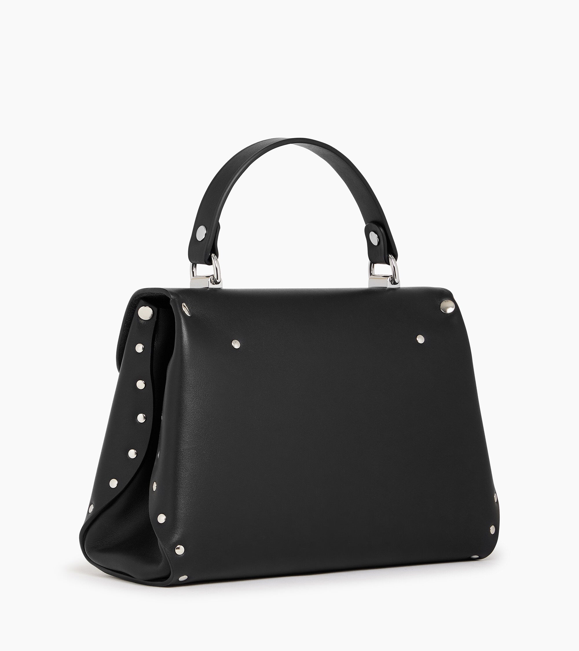 Le Tanneur Sans Couture petit sac à main cuir noir