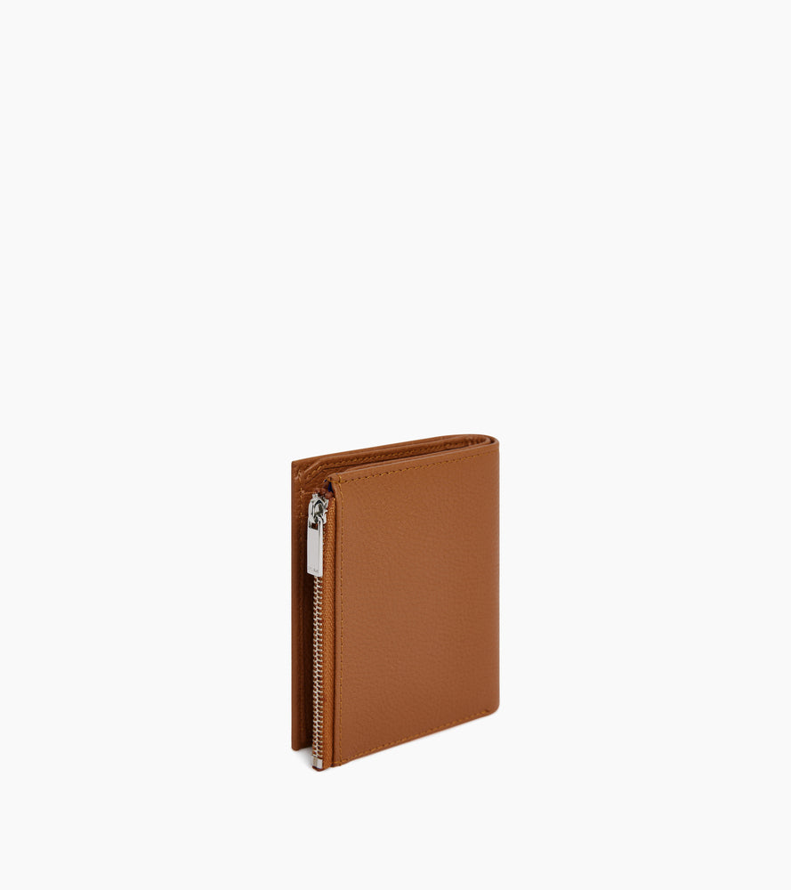 Le Tanneur Charles portefeuille moyen cuir grainé marron