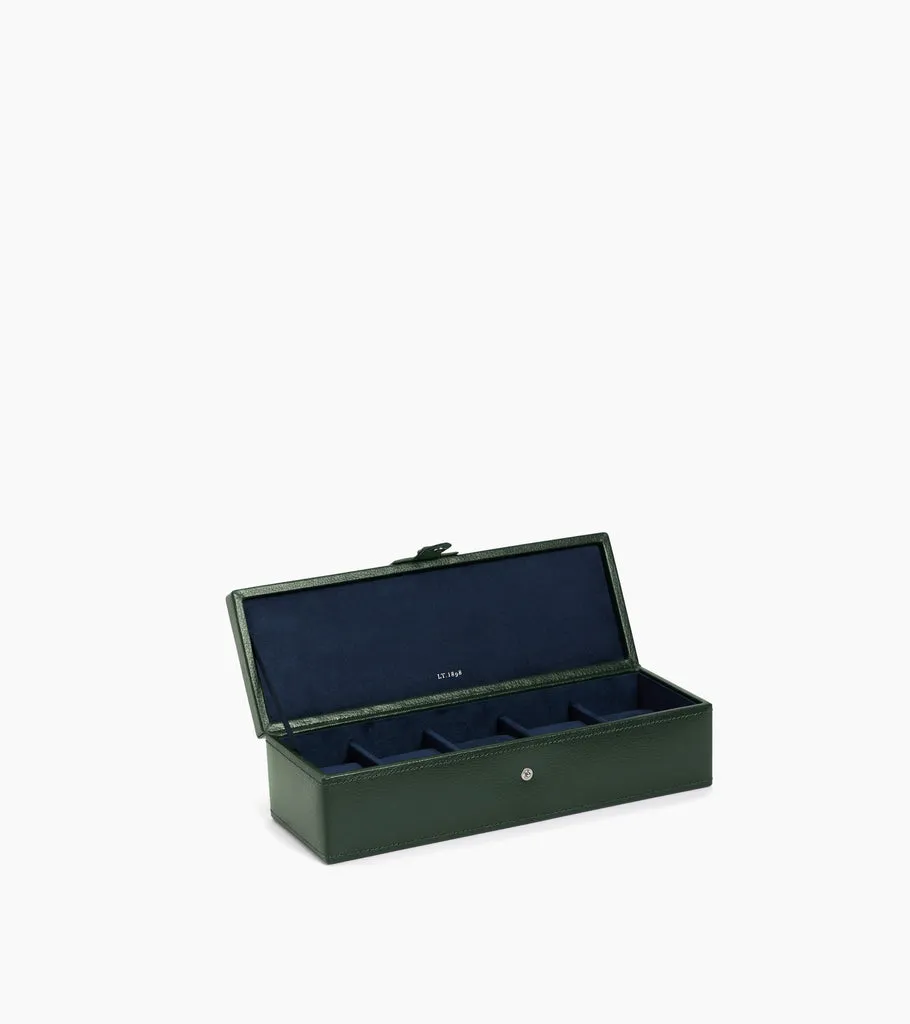 Le Tanneur Leather Goods coffret 5 montres cuir grainé velours