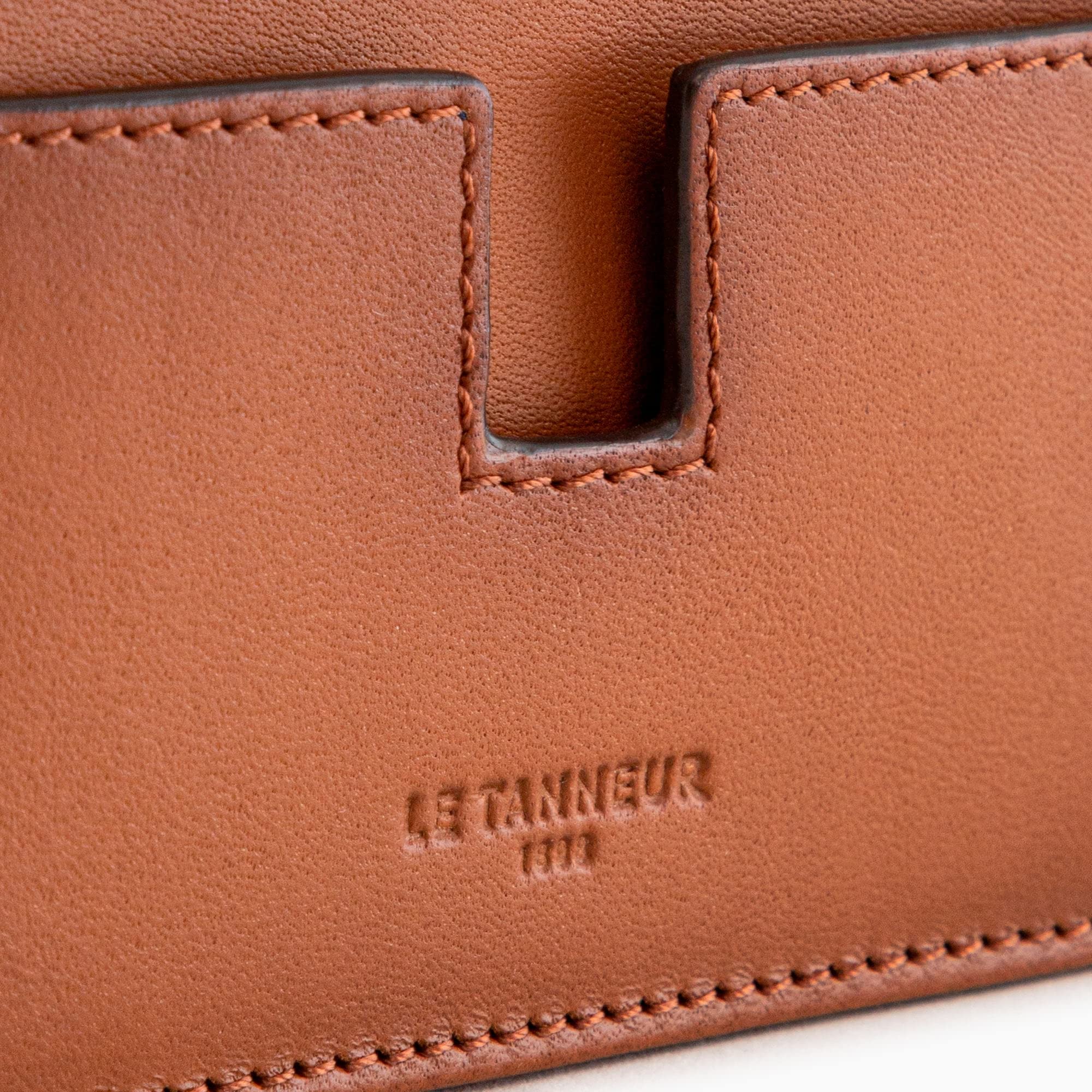 Le Tanneur Albert Porte-cartes cuir lisse monnaie zippée