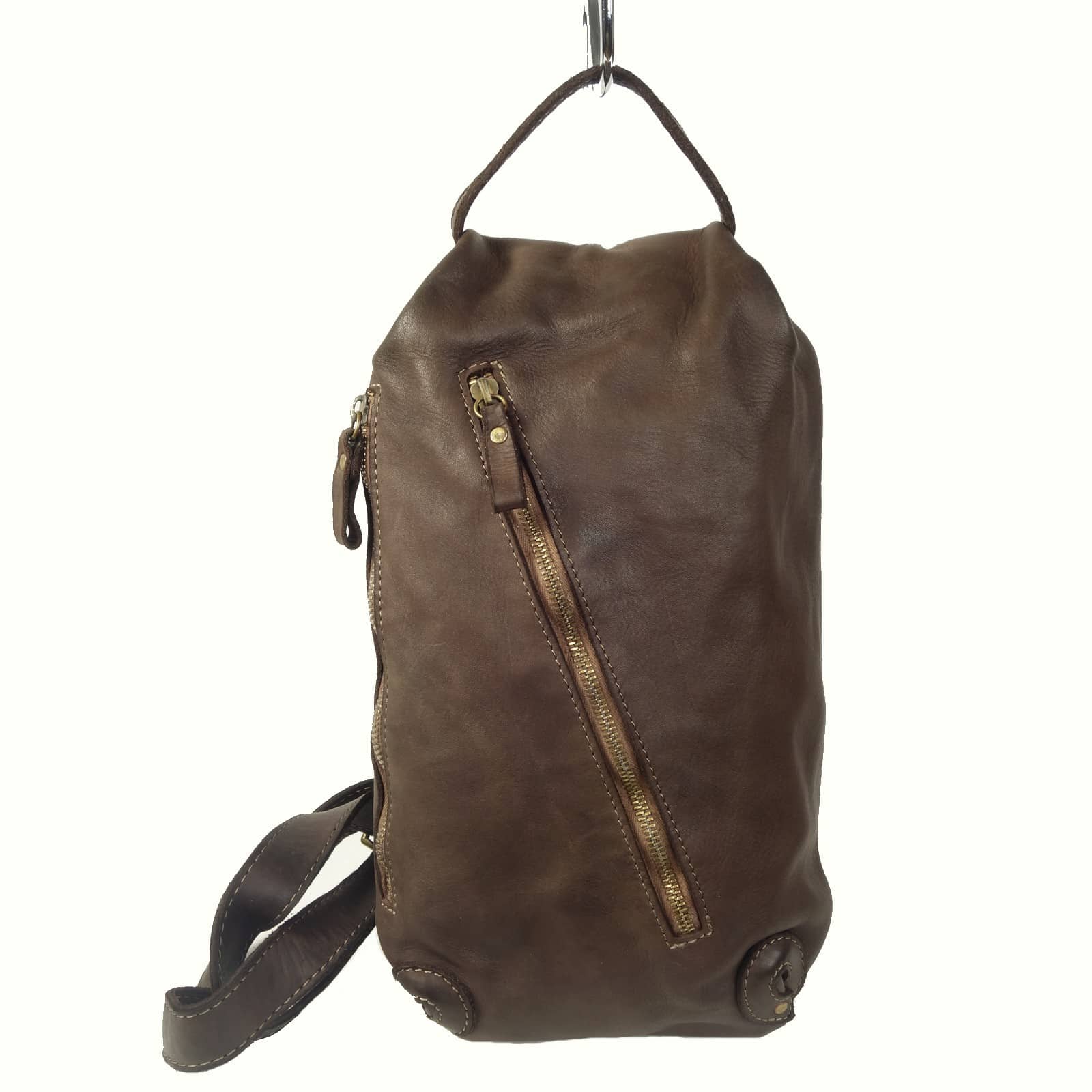 Collection Esprit Cuir Bruno sac banane cuir marron