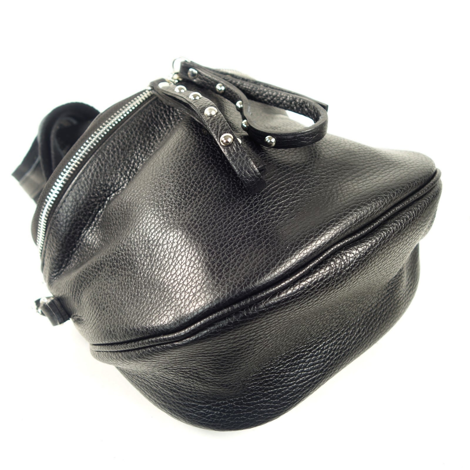 Collection Esprit Cuir Erika mini besace cuir noir femme