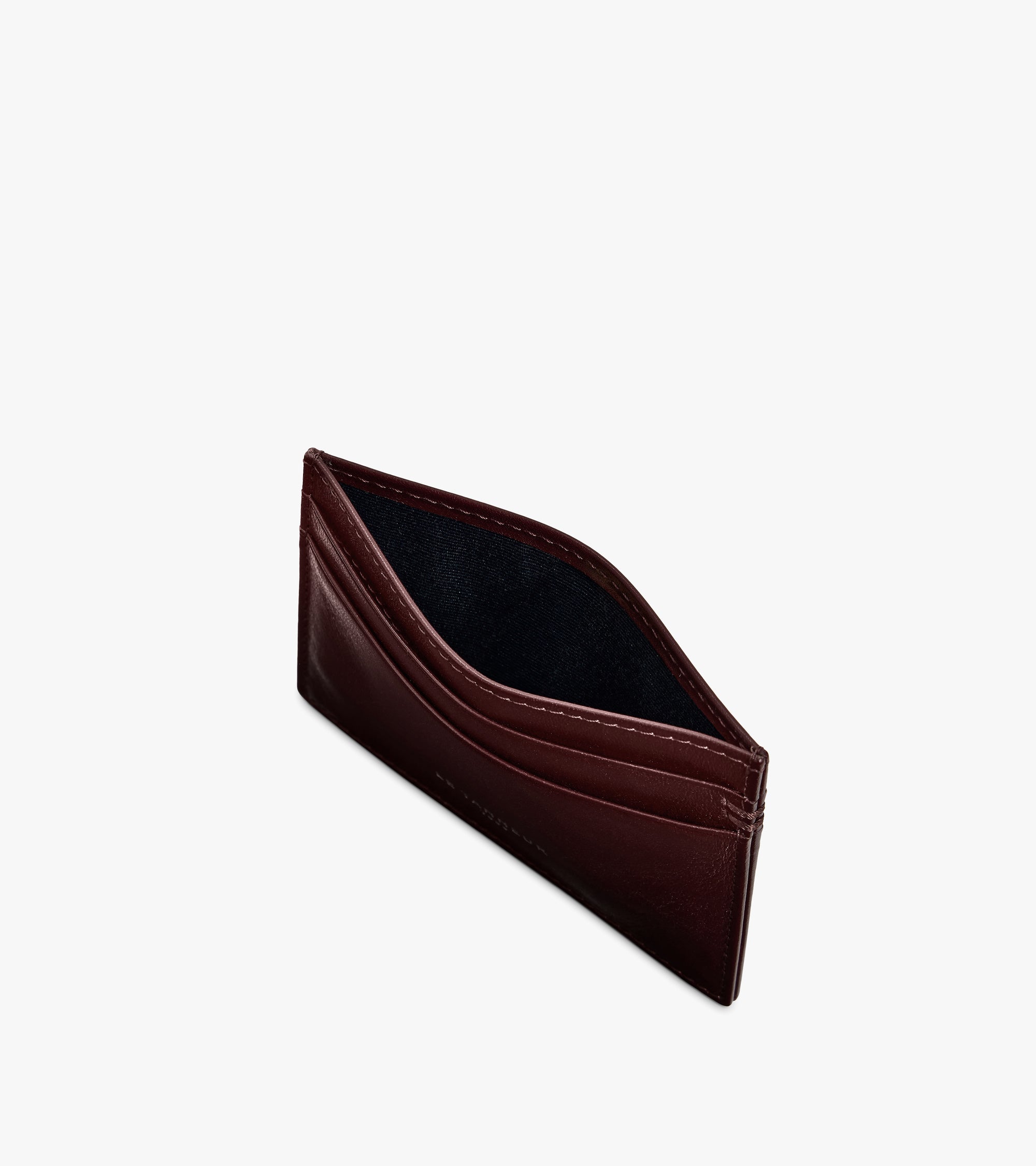 Le Tanneur Lucien porte-cartes cuir huilé rouge