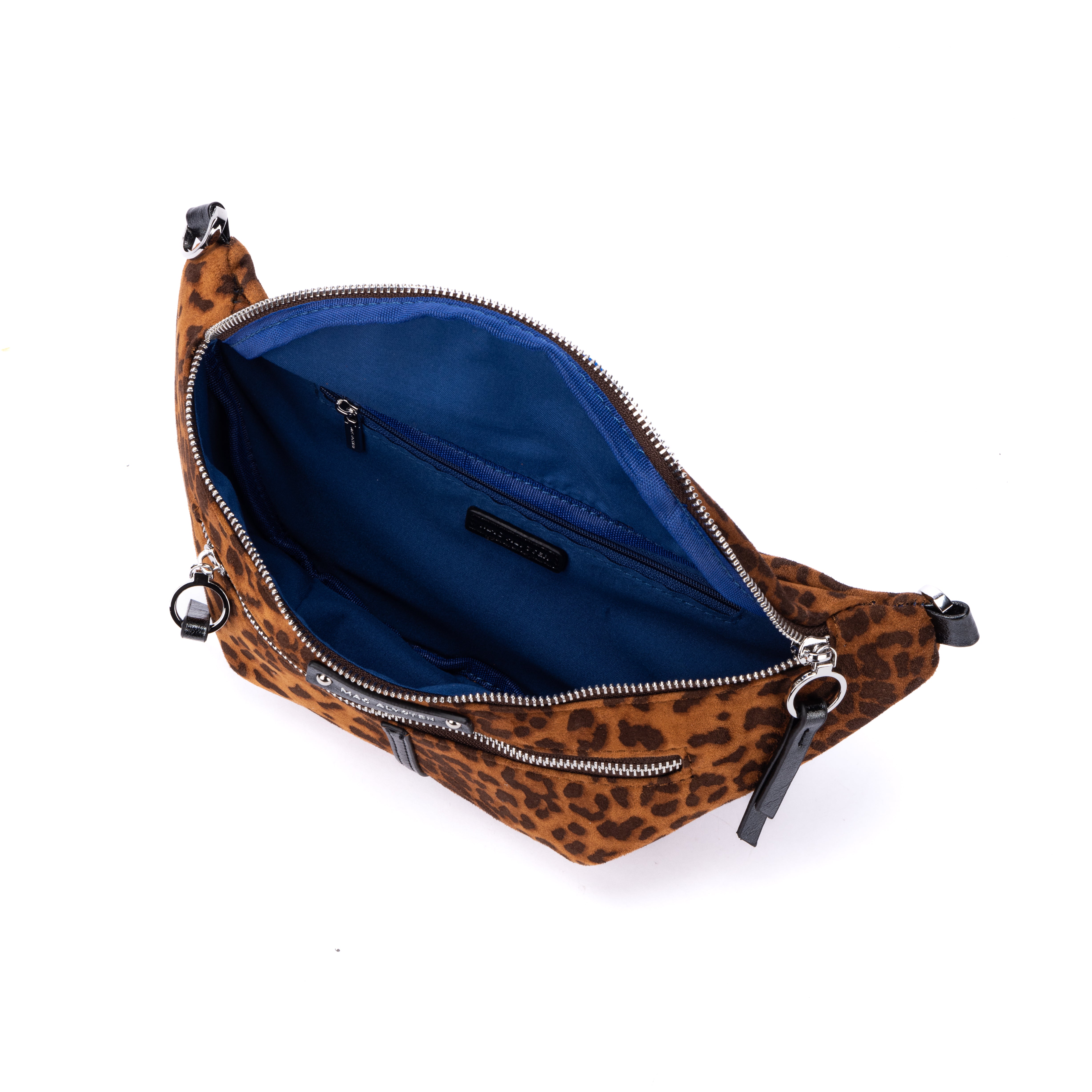 MAC ALYSTER Capsule Léopard sac banane Noir 33 cm