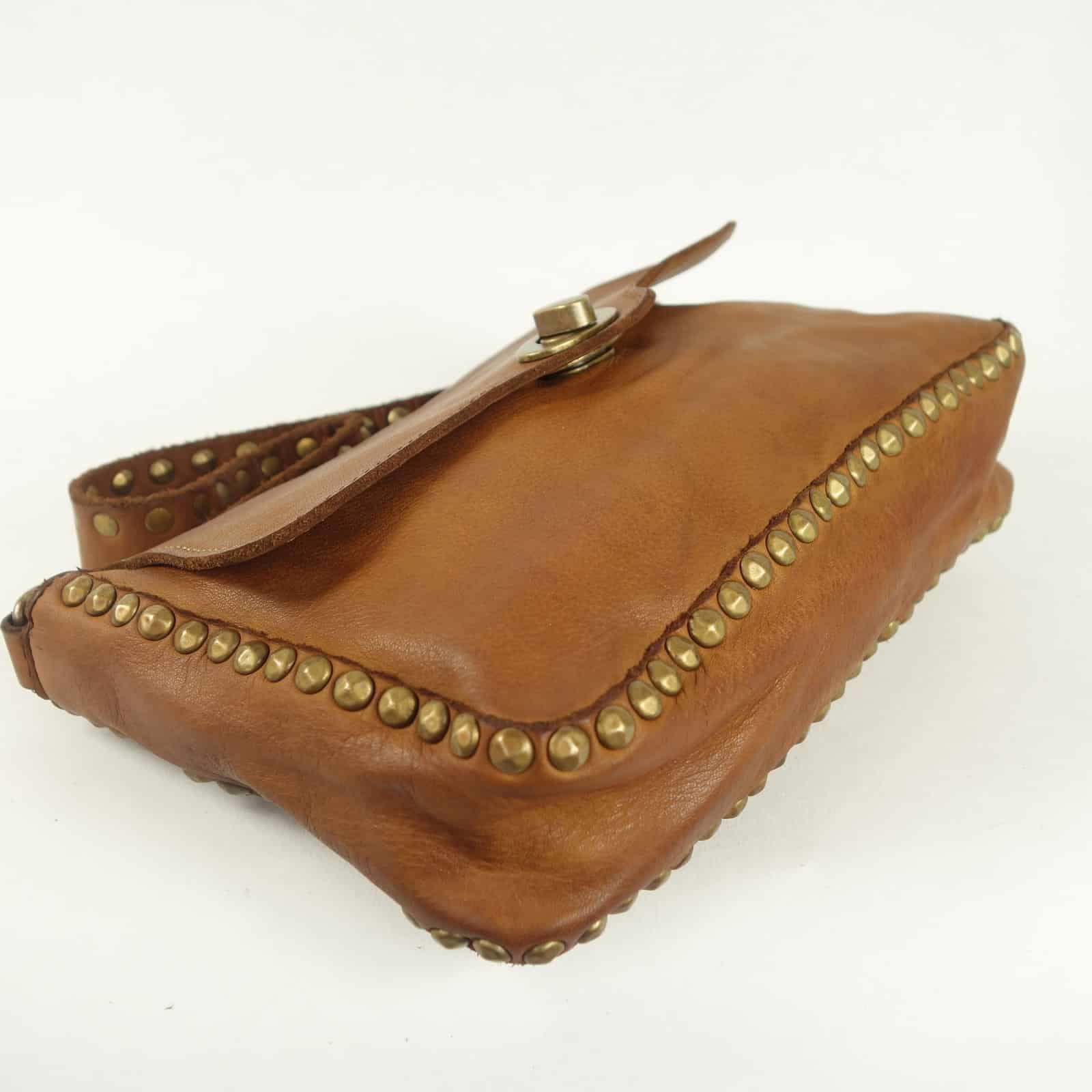 Collection Esprit Cuir MARIETTE pochette cuir naturel
