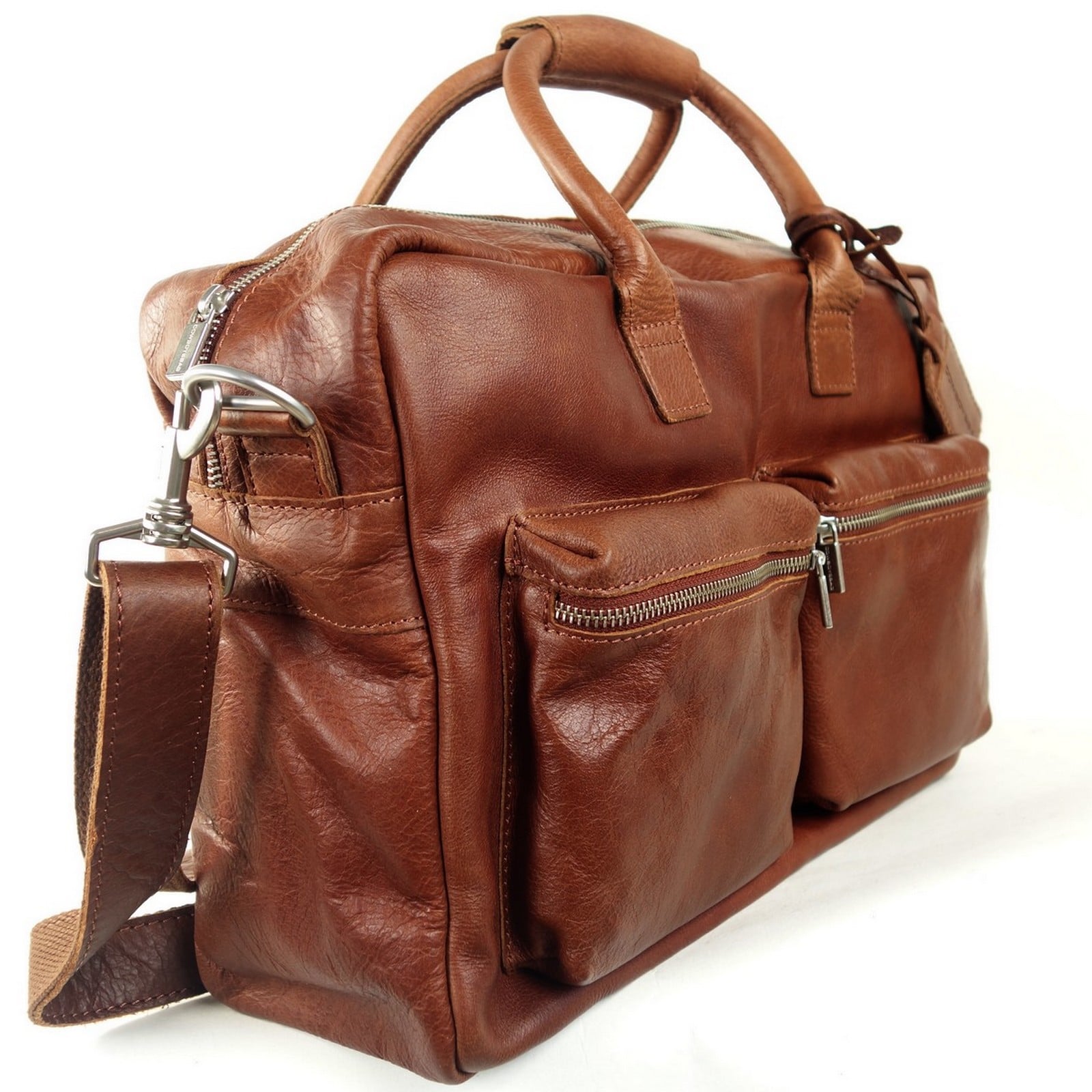 Esprit Cuir The Bag grand sac ville homme cuir marron