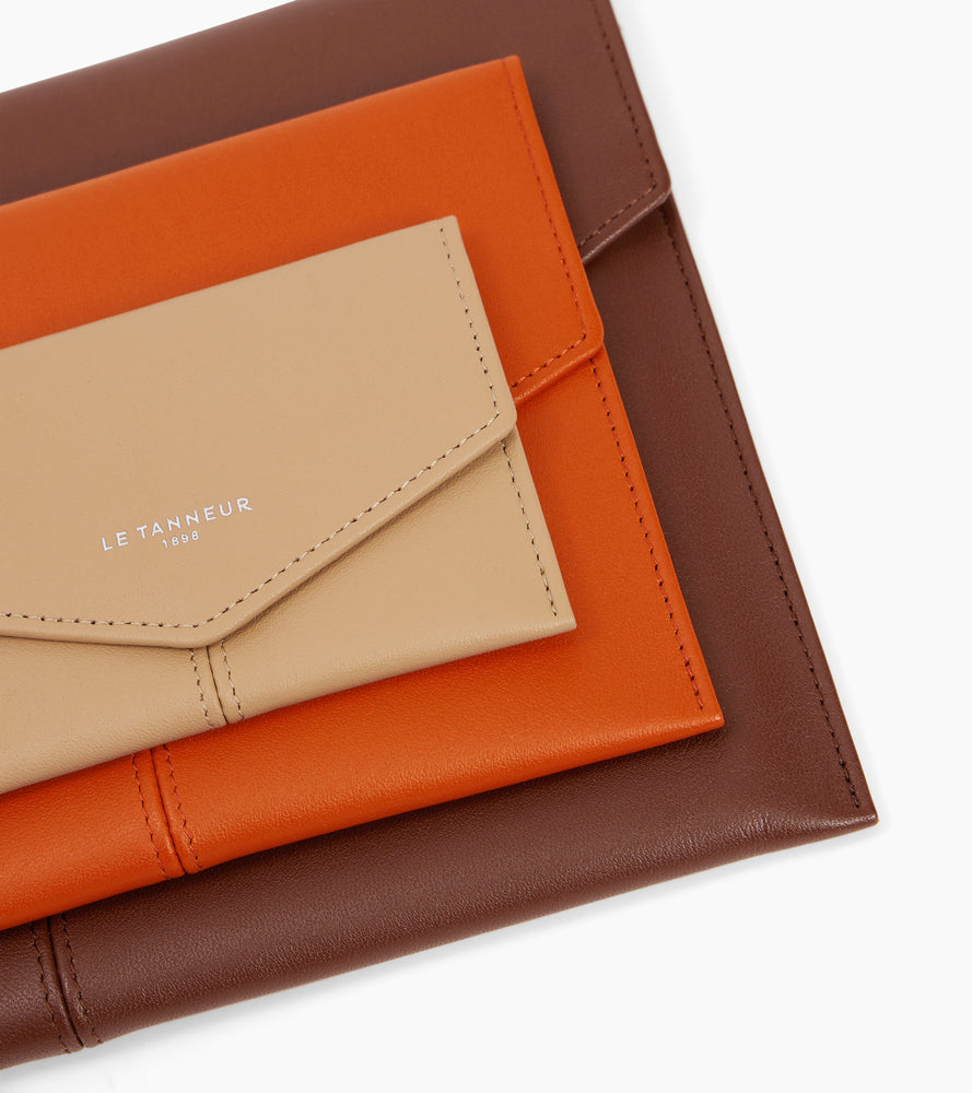 Le Tanneur Charlotte trio pochettes cuir lisse RFID