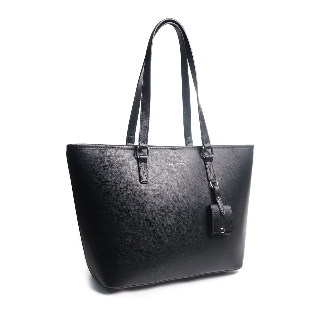 MAC ALYSTER Shopping A4-761 sac shopping noir synthétique