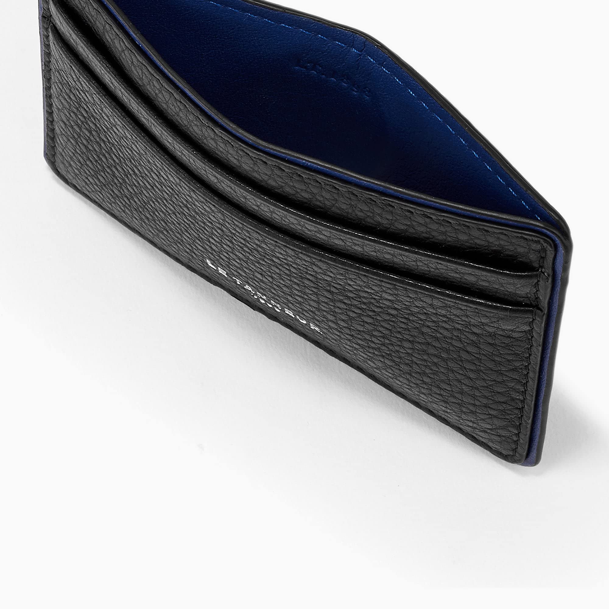 Le Tanneur Augustin porte-cartes cuir grainé anti-RFID