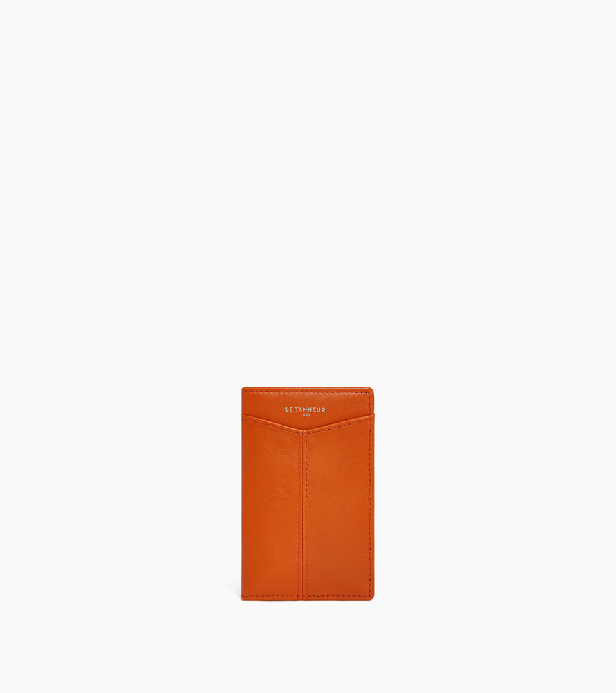 Le Tanneur Charlotte porte-cartes vertical cuir lisse anti-RFID