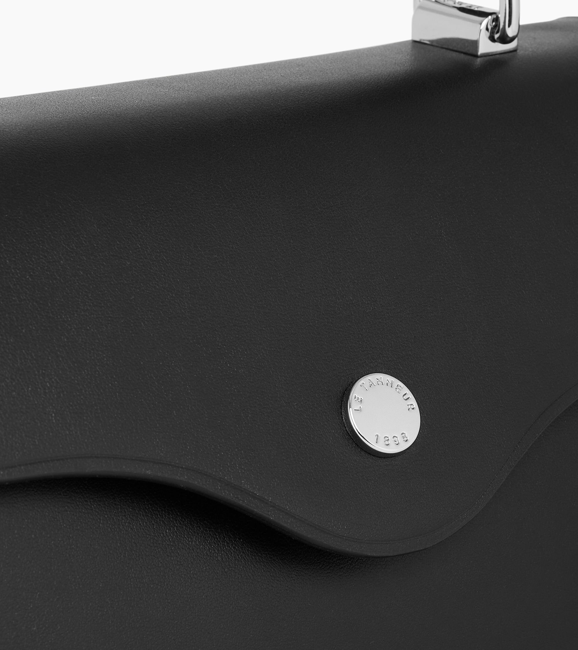 Le Tanneur Sans Couture petit sac à main cuir noir