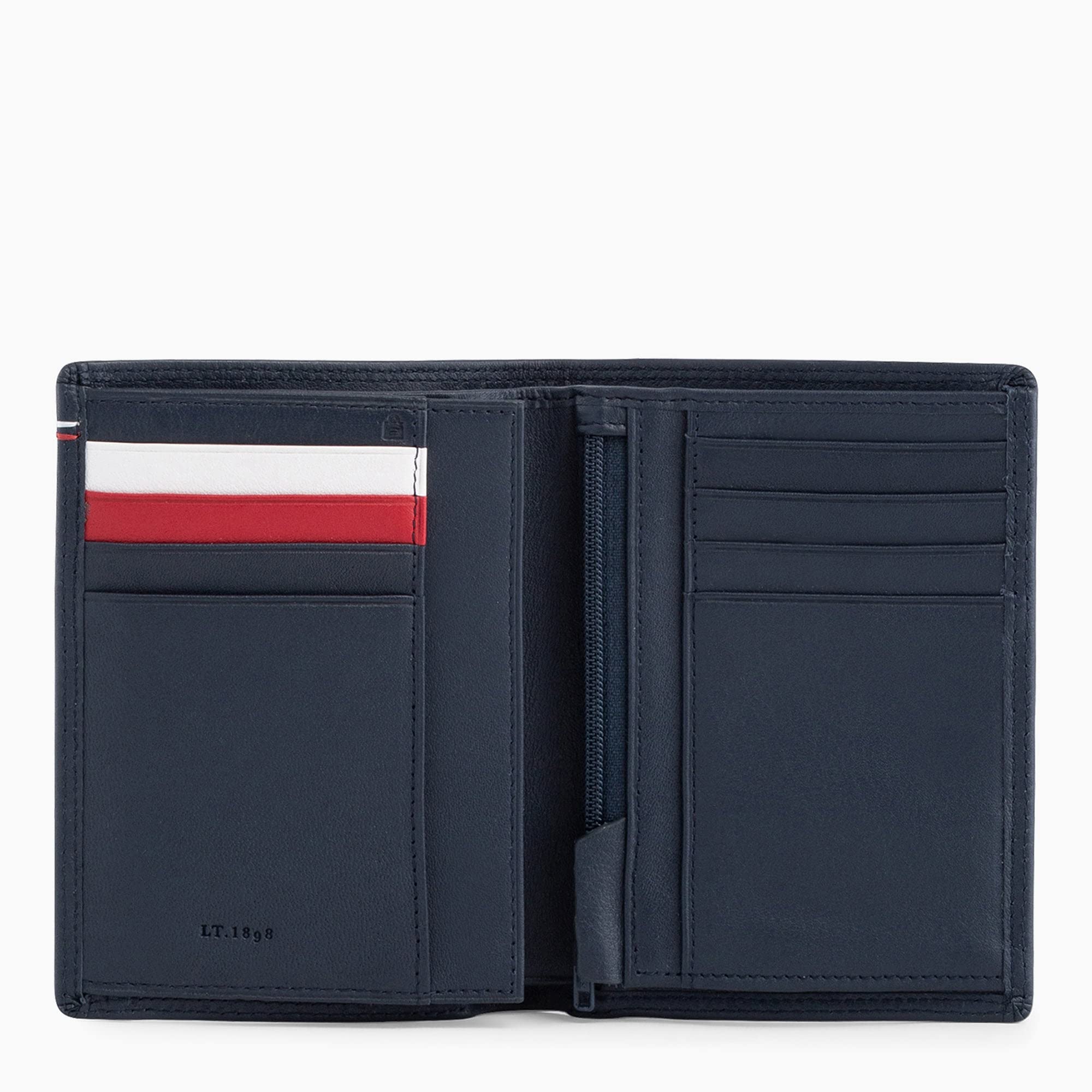 Le Tanneur Martin portefeuille vertical zippé cuir lisse