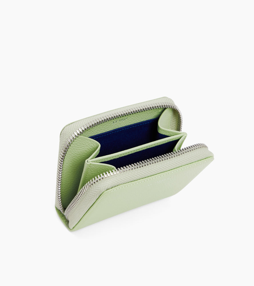 Le Tanneur Emilie porte-monnaie cuir grainé zippé femme
