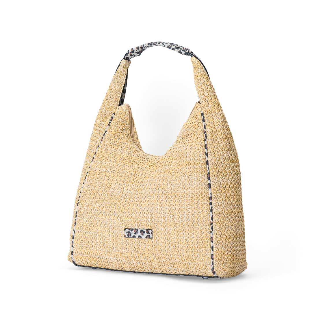 MAC ALYSTER SAINT-MALO Sac hobo Léopard souple épaule