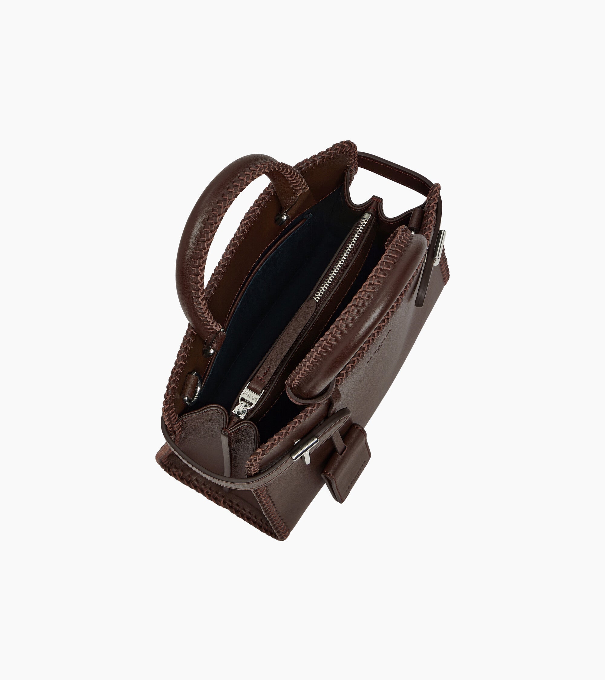 Le Tanneur Emilie petit sac main cuir lisse Arabica