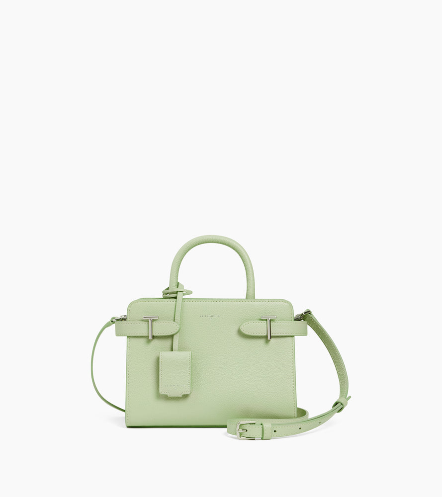 Le Tanneur Emilie petit sac main cuir grainé zippé