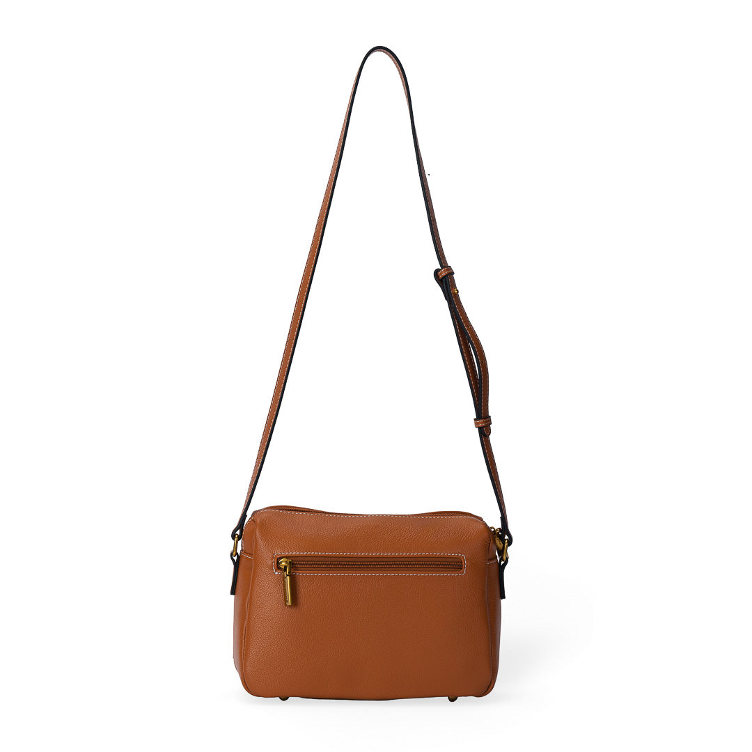 Mac Alyster Lily sac trotteur femme marron cognac cuir