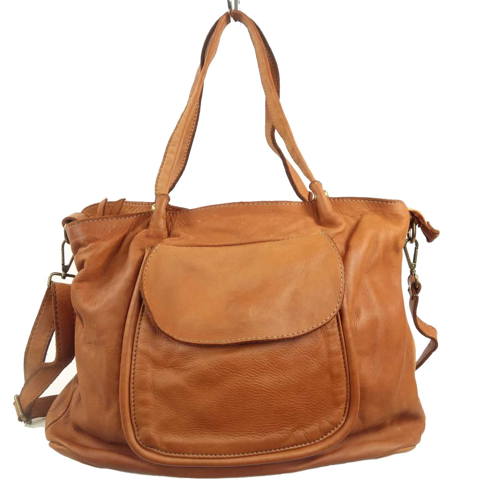 Collection Esprit Cuir JOSE grand sac 24h cuir naturel
