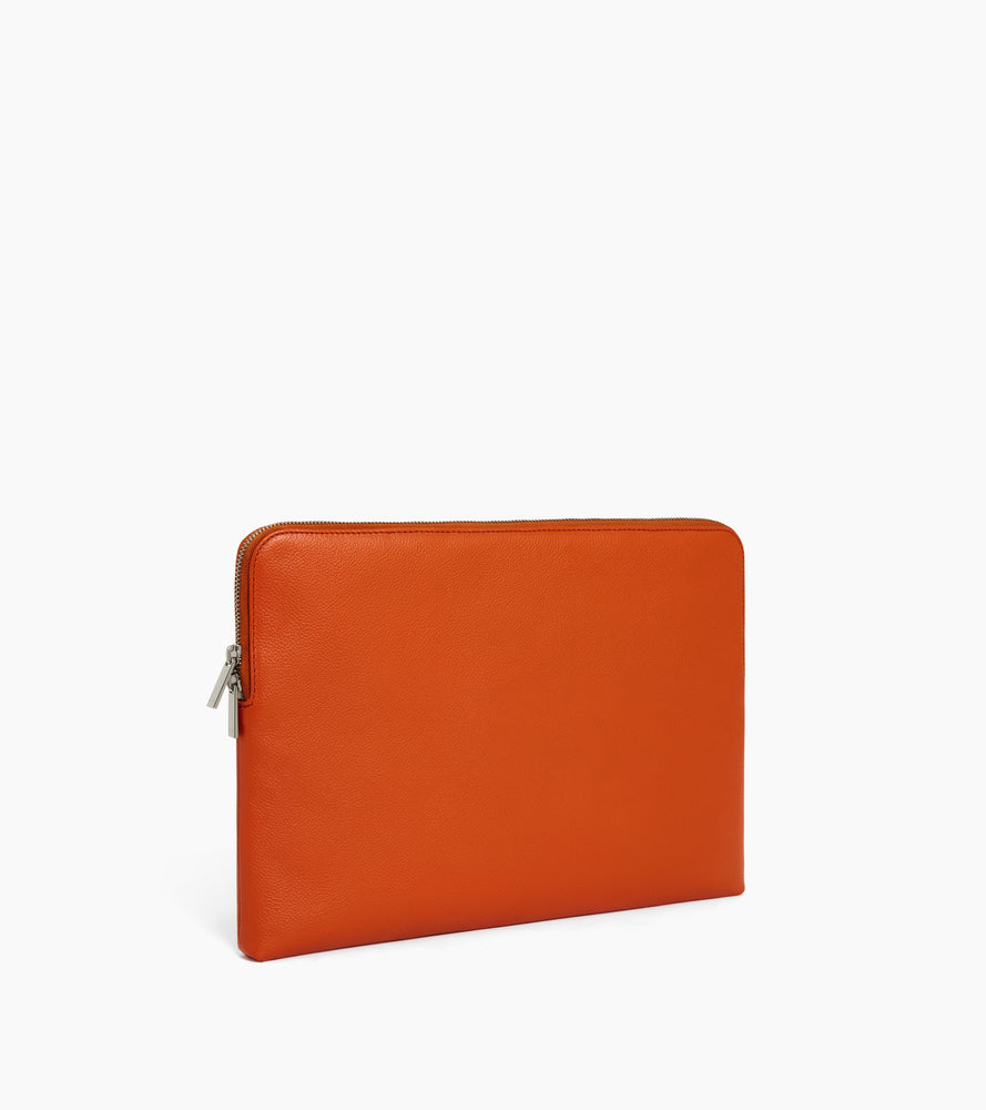 Le Tanneur pochette ordinateur 14 pouces cuir grainé